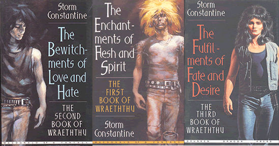 Cover art for the British hardcover editions, Long out of print
